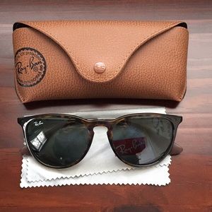 Brand new tortoise Erika style Ray Bans